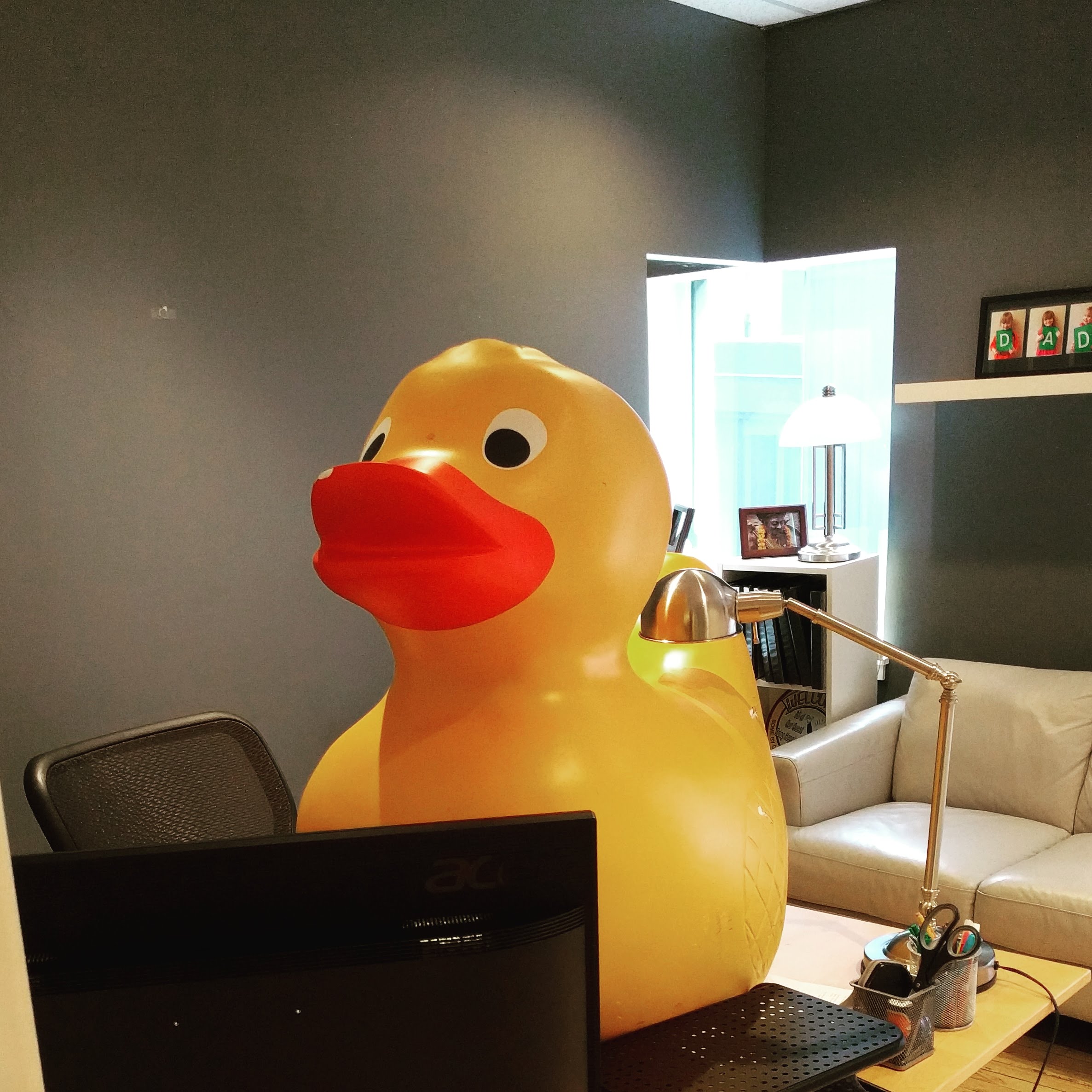 Chester the giant rubber duck
